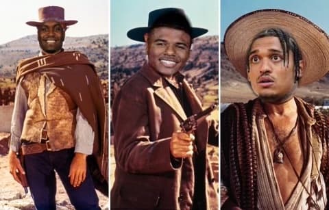 The Good, the Bad and the Ugly: the movie's three cowboys with NBA players' faces